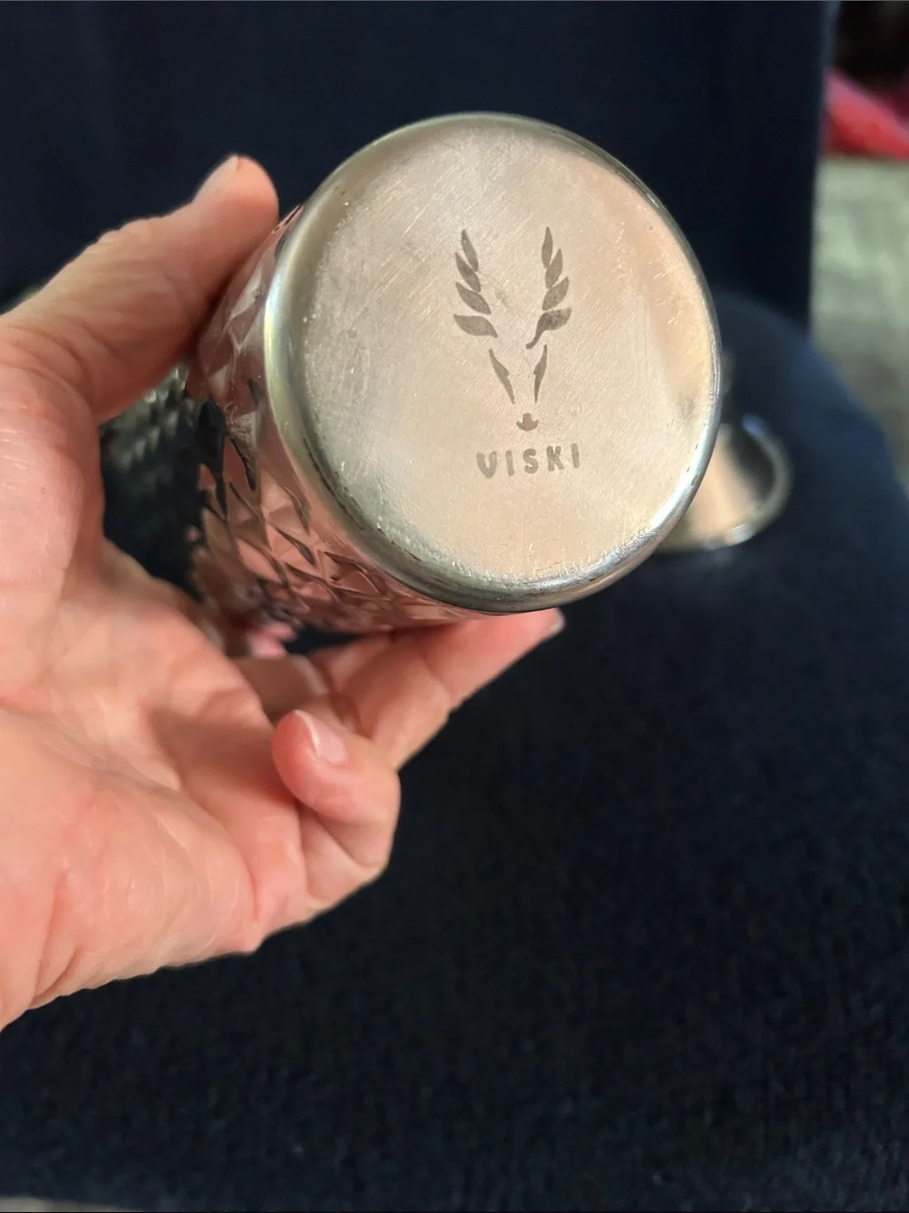 Viski Faceted Irving Stainless Steel 25 oz. Cocktail Shaker